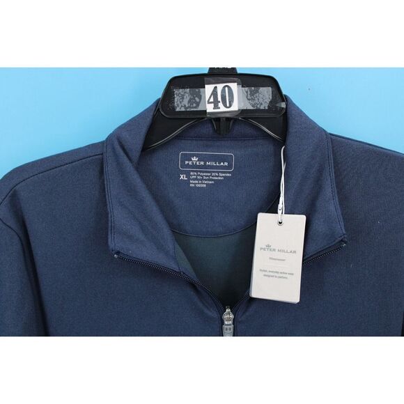 PETER MILLAR NAVY XL WOMEN'S FULL ZIP JACKET NUCOR NWT - Picture 2 of 8